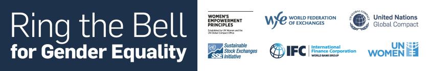 Ring the Bell for Gender Equality 2025 banner image