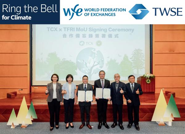 21 November 2025 - Taiwan Stock Exchange ring the bell for climate
