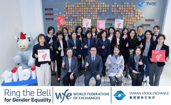 6 March - Taiwan Stock Exchange ring the bell for gender equality