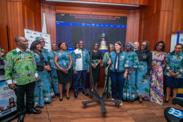 9 March - BRVM Ring the Bell for Gender Equality