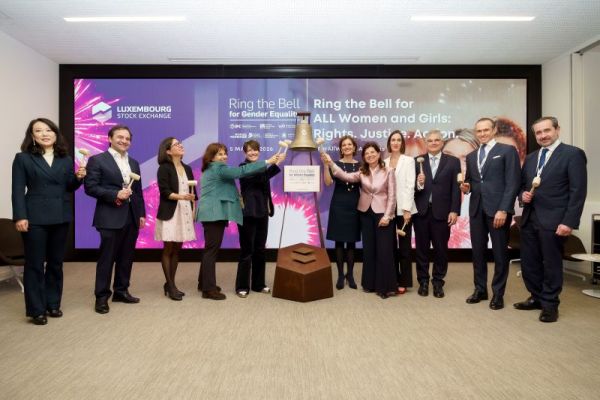 5 March - Bourse de Luxembourg Ring the Bell for Gender Equality