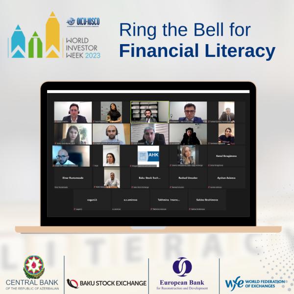 4 October 2023 - Ring the Bell opening ceremony at the Baku Stock Exchange