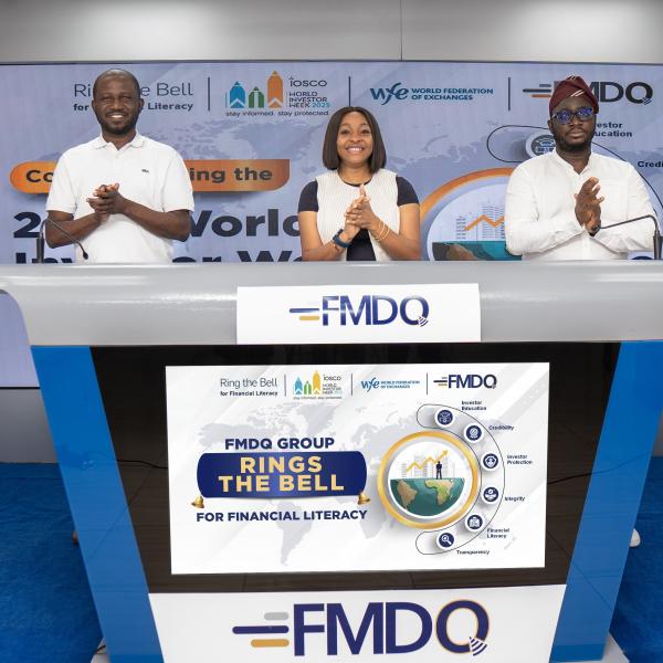 8 October 2025 - FMDQ rings the bell for financial literacy