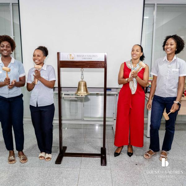 6 October 2025 - Cabo Verde Stock Exchange (BVC) rings the bell for financial literacy