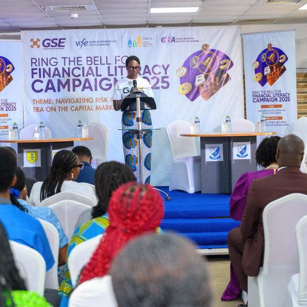 9 October 2025: Ghana Stock Exchange rings the bell for financial literacy