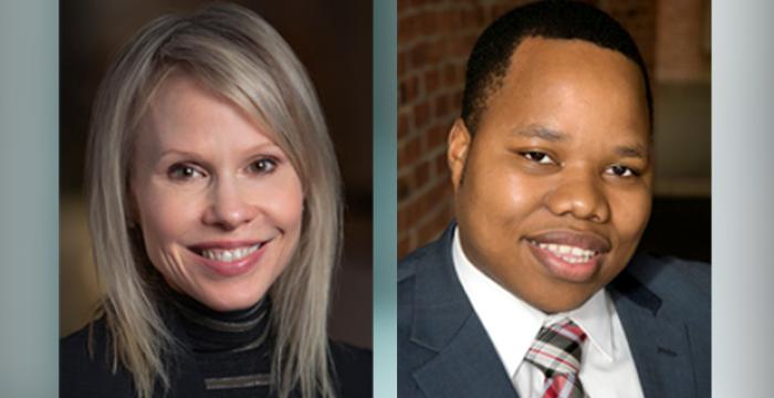 Samara Cohen and Themba Shongwe