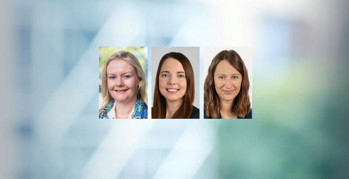 Martina Macpherson, Jelena Jakovleva and Nadine Berchtold